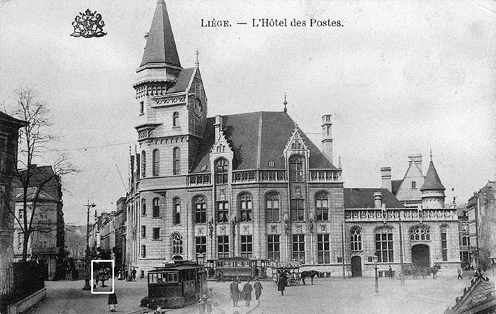 La fontaine fut supprimée pour rectifier la voie du tram