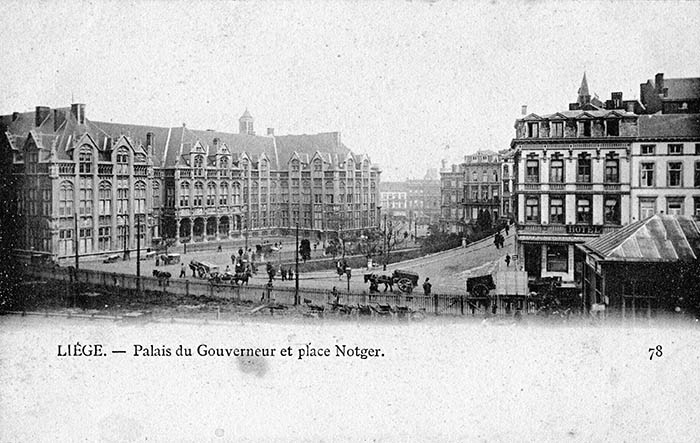 Le square Notger et la Palais