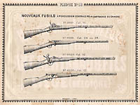Pl. 13 - Catalogue d'armes Antoine Bertrand Liege 1885 - Zulu Comrade Hunter Bushman