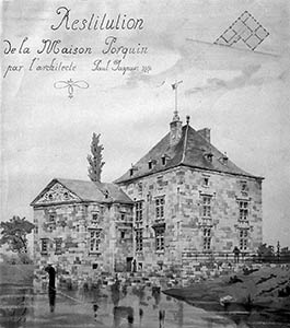 Palais Porquin - Restitution