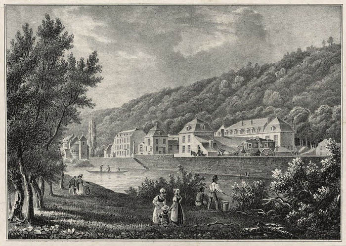 Le village de Chaudfontaine en 1829 - Ponsart