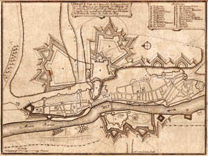 Plan de Dinant - 1693 Van Loon