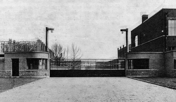 ULG Université de Liège - 1937 Porte baissante de 10 m à la rue du Val-Benoit
