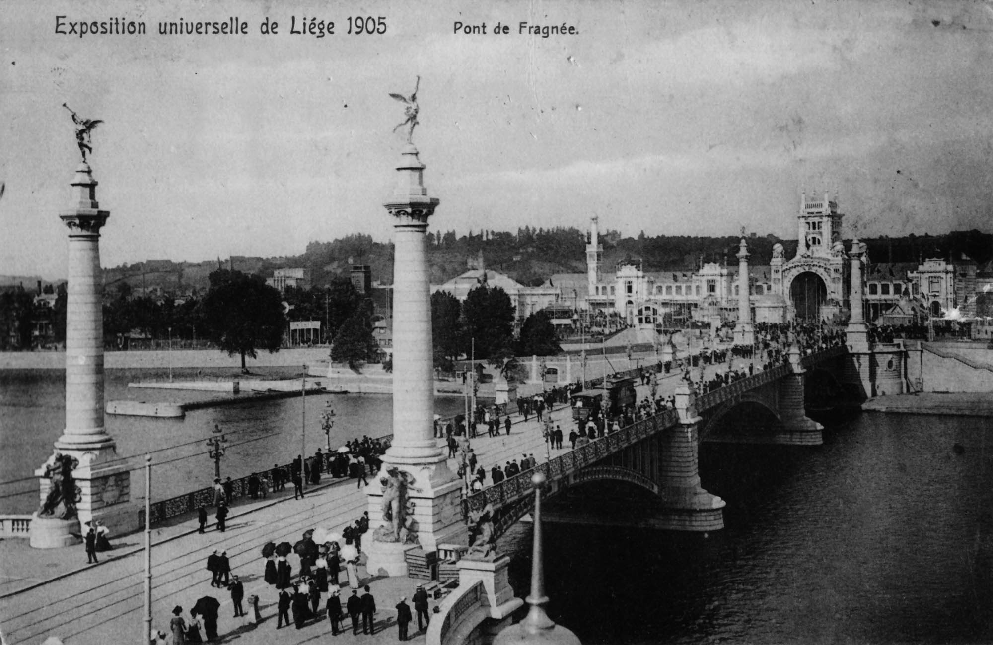 EXPOSITION UNIVERSELLE DE LIEGE DE 1905 - Plan général de l'Exposition et  des annexes du vieux Liège et de Cointe - Plan Pharus