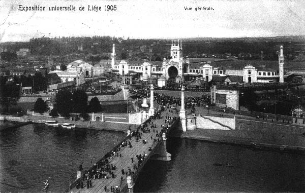 Liege Expo 1905 - Vue générale du secteur de Fetinne