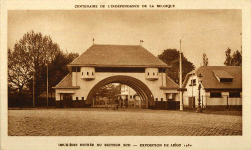 Liege Expo 1930 - Seconde Entrée Secteur Sud