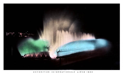 Liege Expo 1930 - FONTAINES LUMINEUSES 2