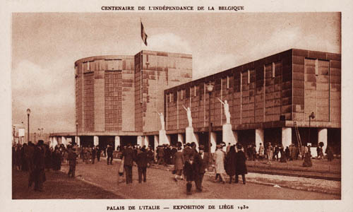 Liege Expo 1930 - PALAIS DE L'ITALIE