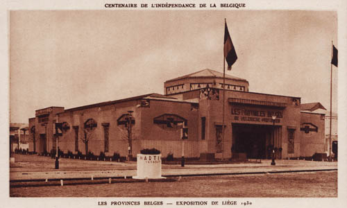 Liege Expo 1930 - PALAIS DES PROVINCES BELGES
