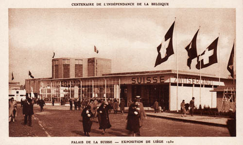 Liege Expo 1930 - PALAIS DE LA SUISSE