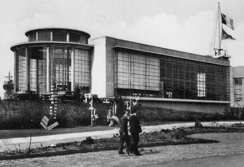 1939 Exposition de l'eau à Liège - Plan des manifestations sportives