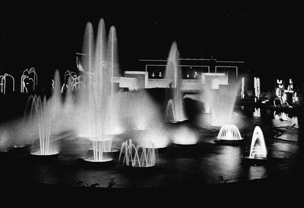 Liege Expo 1939 - Le jardin d'eau