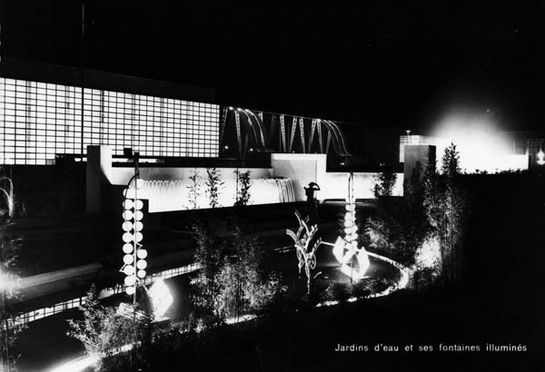 Liege Expo 1939 - Le jardin d'eau