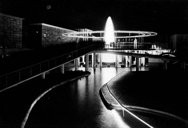 Liege Expo 1939 - Motif central du Jardin d'Eau