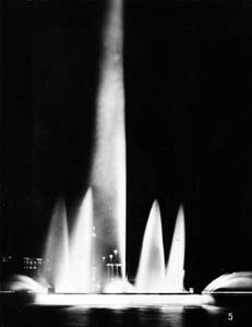 Liege Expo 1939 - Le jet d'eau de cent mètres
