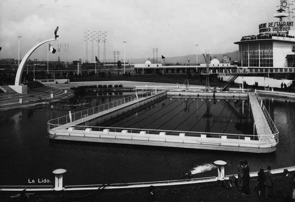 Liege Expo 1939 - La piscine olympique