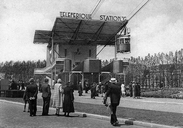 Liege Expo 1939 - Station du Téléfrique
