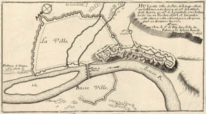 Plans de la ville de Huy - 1695 De Fer