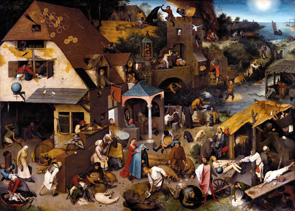 1559 Pieter Brueghel l'Ancien - Proverbes