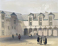 Palais des Princes Evêques de Liege - 1845 Stroobant