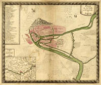 Plan de Liège 1693 Loisel
