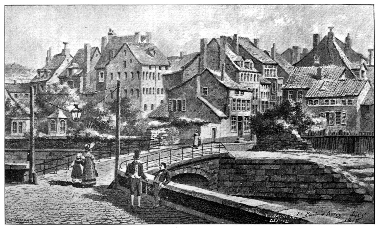 1815 - Vuidar - Le pont d'Avroy
