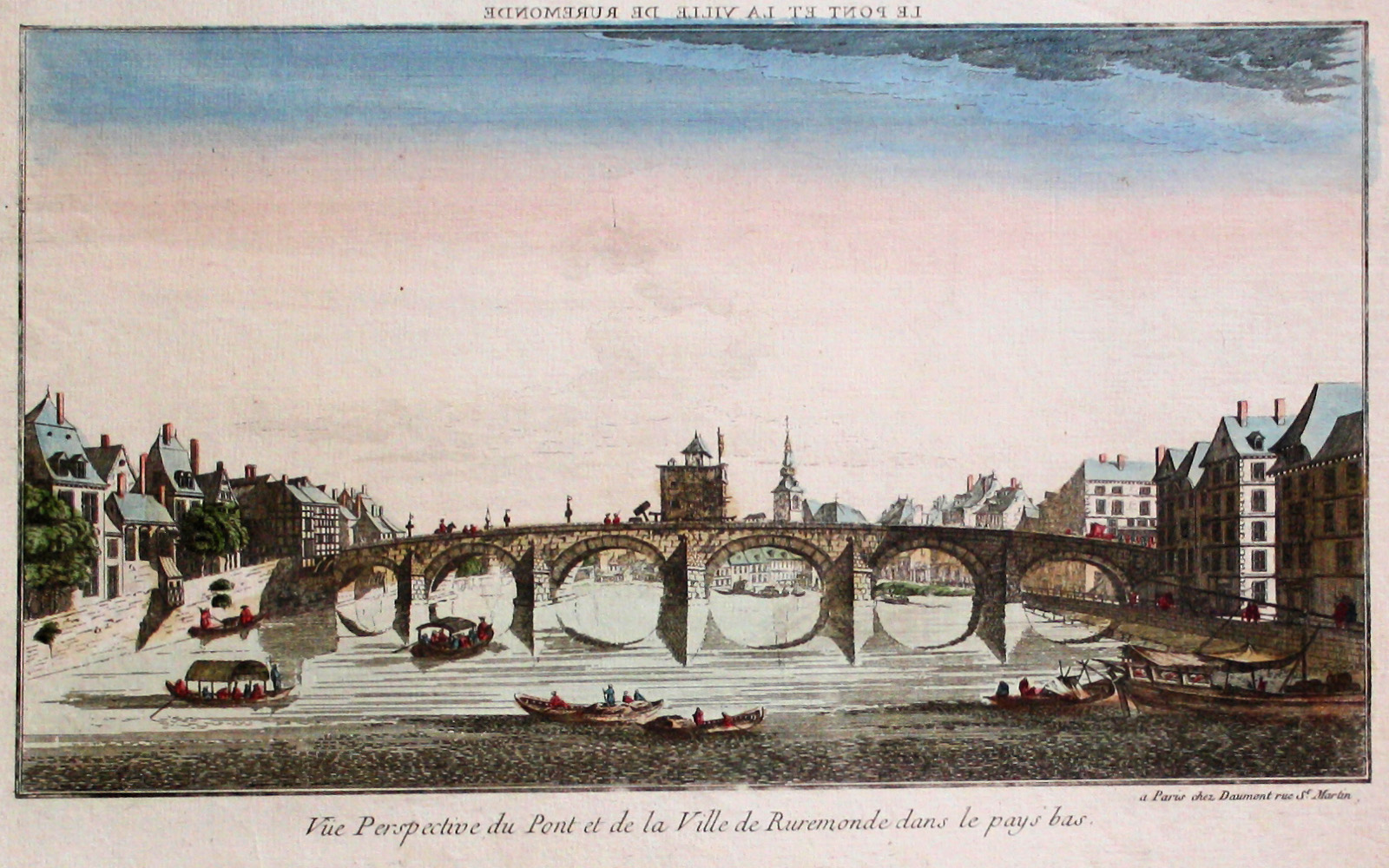 1870-Le pont des Arches - Ruremonde