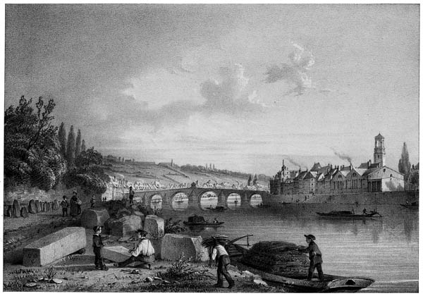 1778 Remont - La Sauveniere en basses eaux 