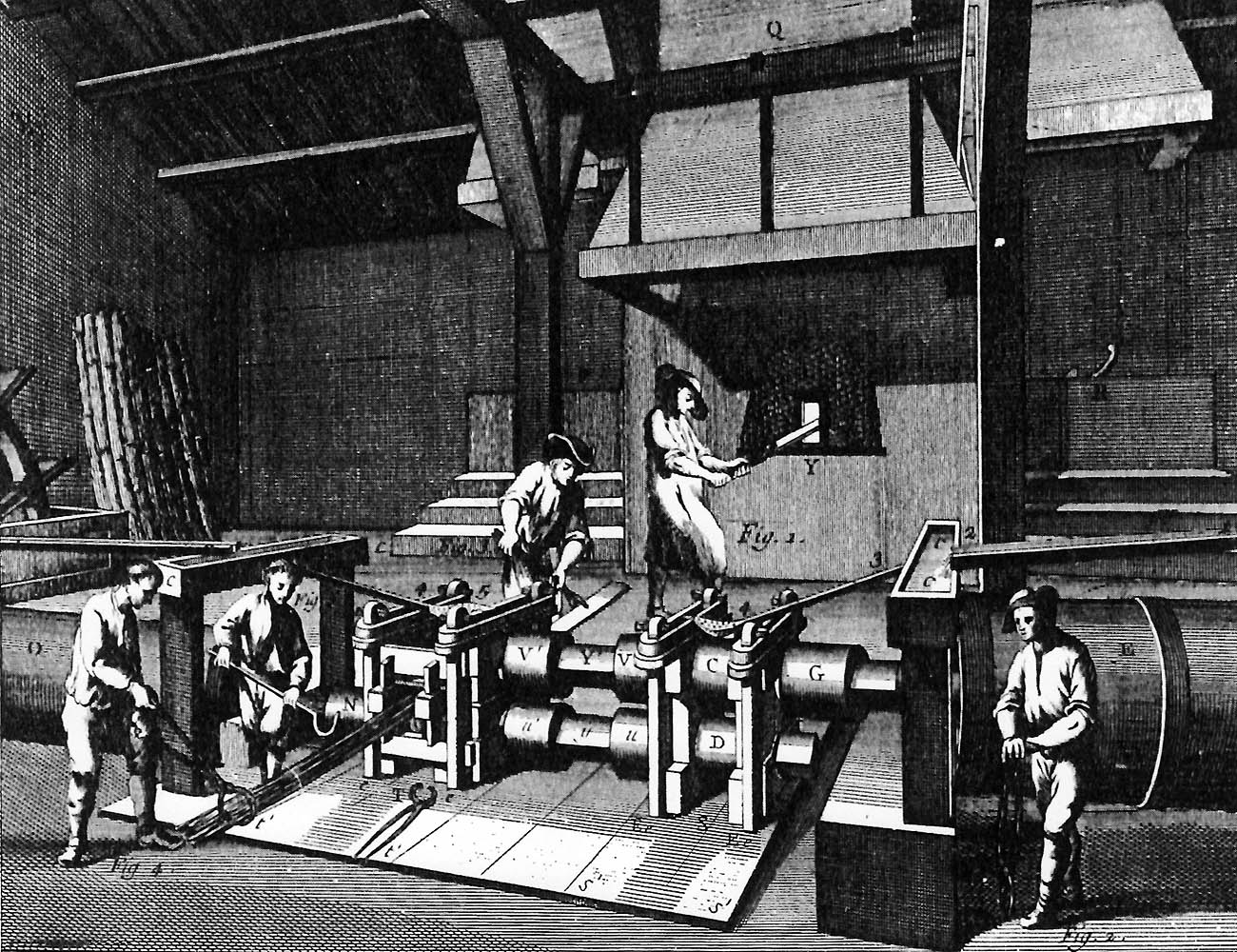 Encyclopédie Diderot et d'Alembert - Fenderie