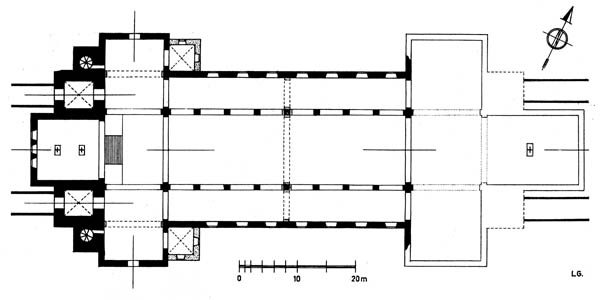 Fig. 23. - Plan terrier. Essai de restitution. 